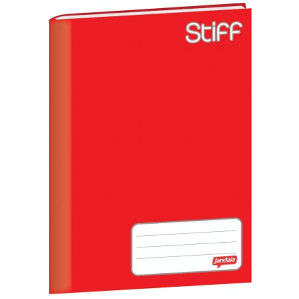 Caderno-Brochurao-Jandaia-Stiff-48-Folhas-Capa-Dura-Vermelho