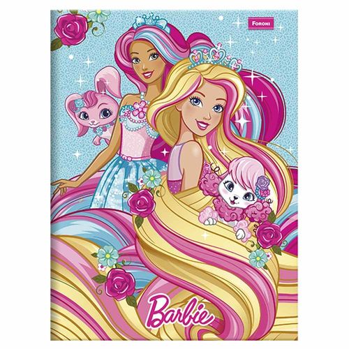 Caderno-Brochurao-Barbie-96-Folhas-Foroni