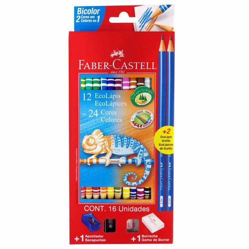 Lapis-de-Cor-24-Cores-Bicolor-Faber-Castell