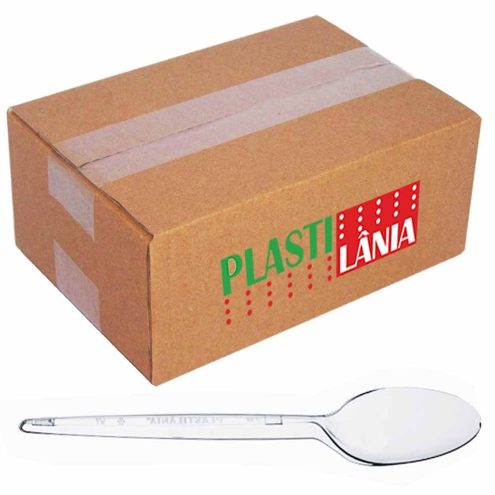 Colher-Plastica-Refeicao-Plastilania-Cristal-1000-Unidades