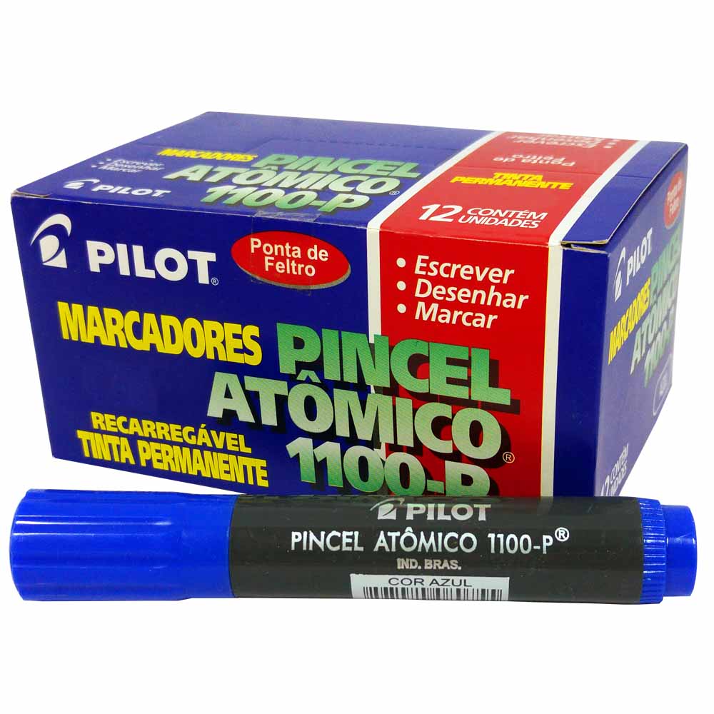 Pincel-Atomico-Pilot-1100-P-Azul-12-Unidades