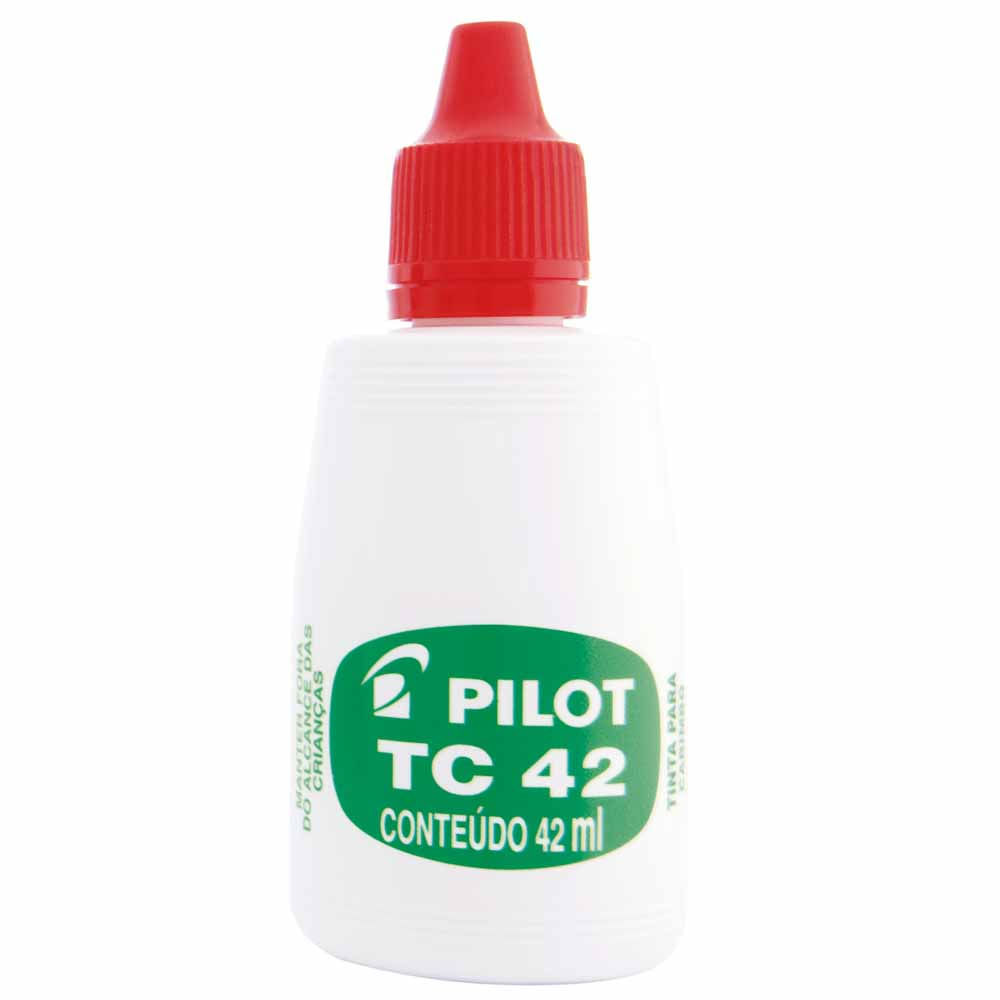 Tinta-para-Carimbo-Pilot-TC42-Vermelha