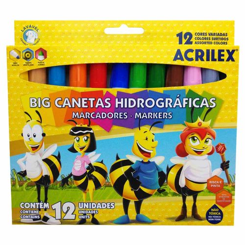 Caneta-Hidrografica-Big-Acrilex-12-Cores