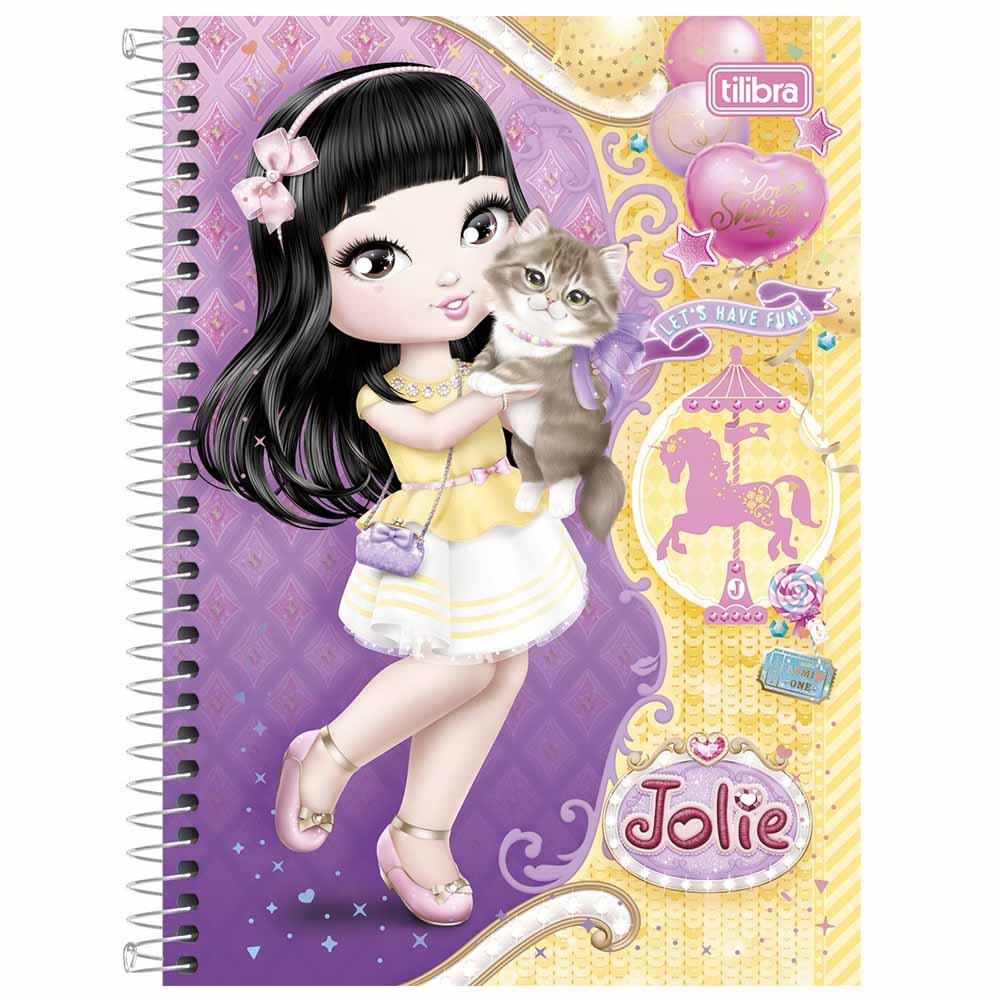 Caderno 14 Jolie 96 Folhas Tilibra Costaatacado 0838