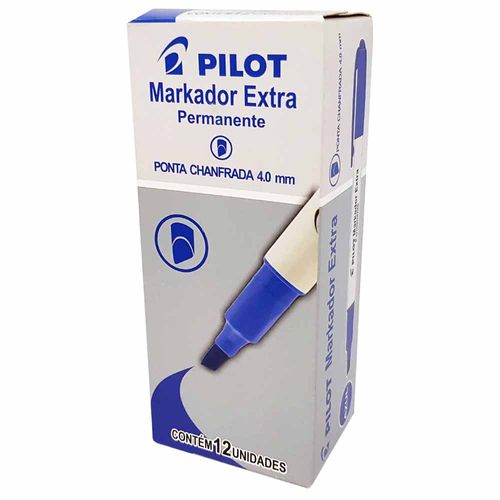 Marcador-Permanente-Extra-Azul-Pilot-12-Unidades