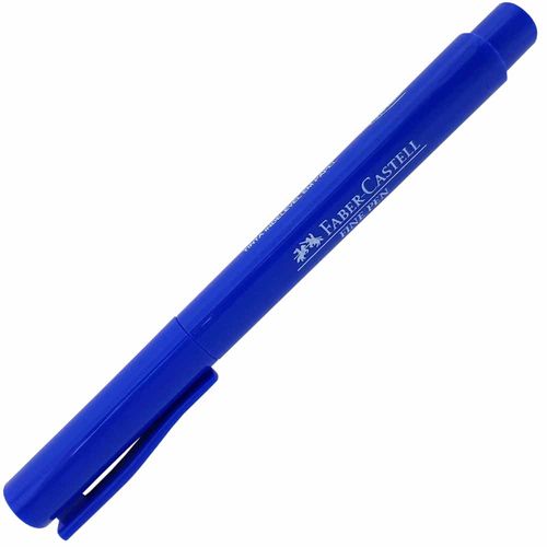 Caneta-Fine-Pen-0.4-Azul-Faber-Castell