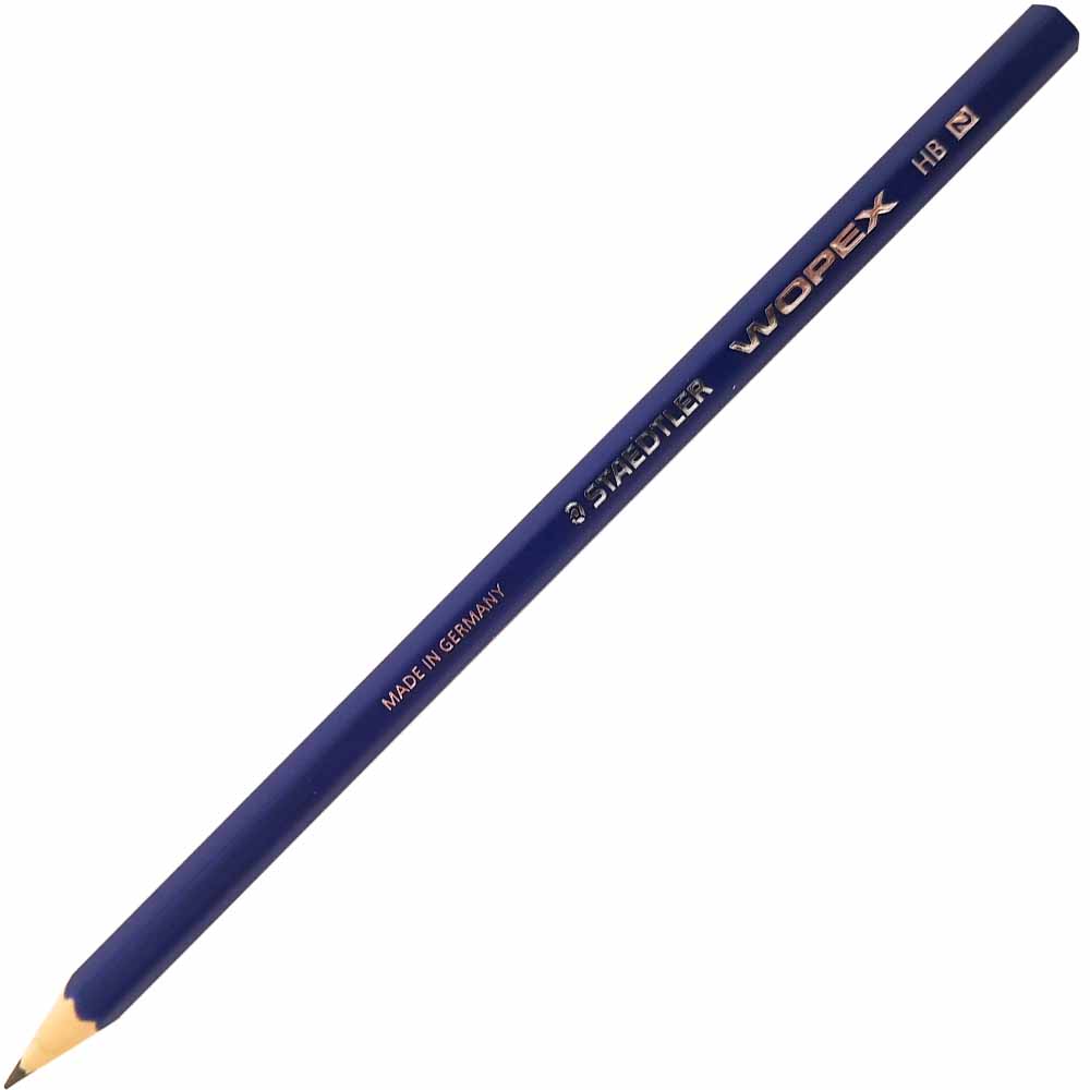 Lapis Preto Staedtler Wopex 2hb Azul Costaatacado