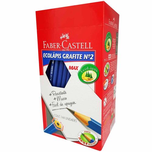 Lapis-Preto-Faber-Castell-MAX-Nº2-Azul-144-Unidades