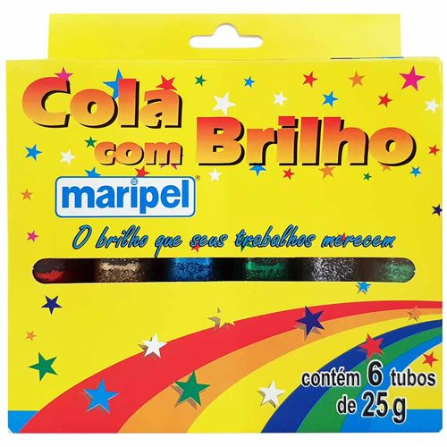 Cola-Colorida-com-Brilho-6-Cores-Maripel