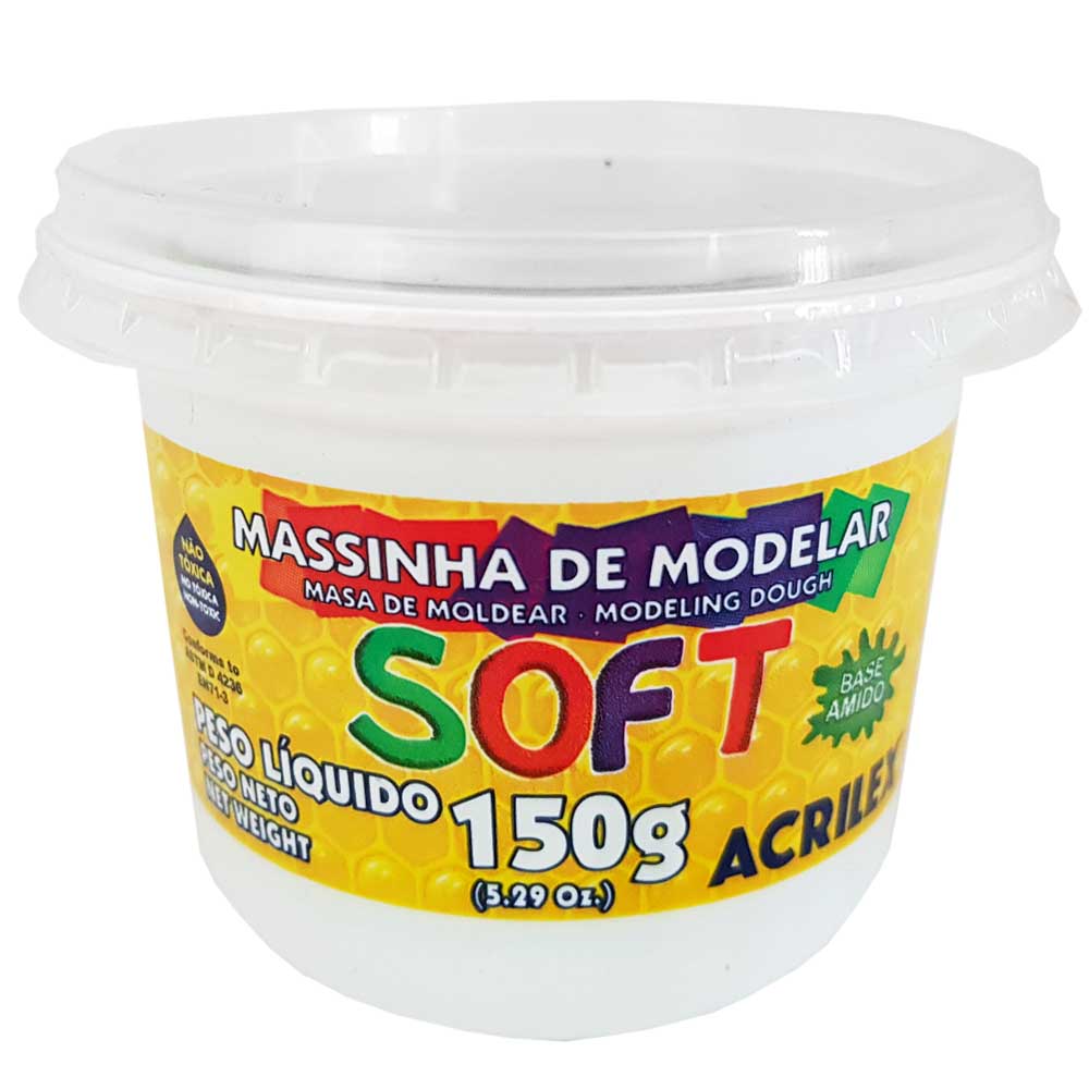 Massinha-de-Modelar-150g-Amarela-Soft-Acrilex