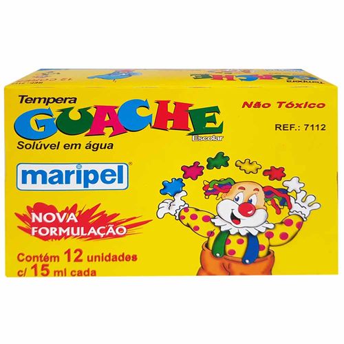 Tempera-Guache-12-Cores-Maripel