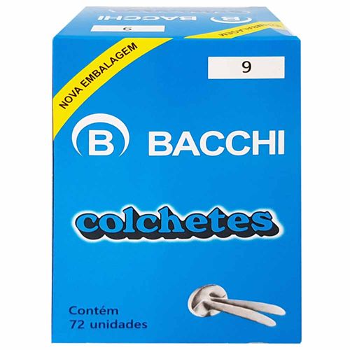 Colchete-Nº9-Bacchi-72-Unidades