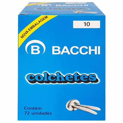Colchete-Nº10-Bacchi-72-Unidades