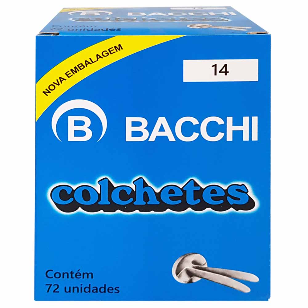 Colchete-Nº14-Bacchi-72-Unidades