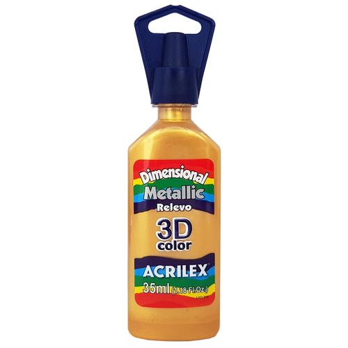 Tinta-Dimensional-3D-Metallic-35ml-532-Ouro-Acrilex