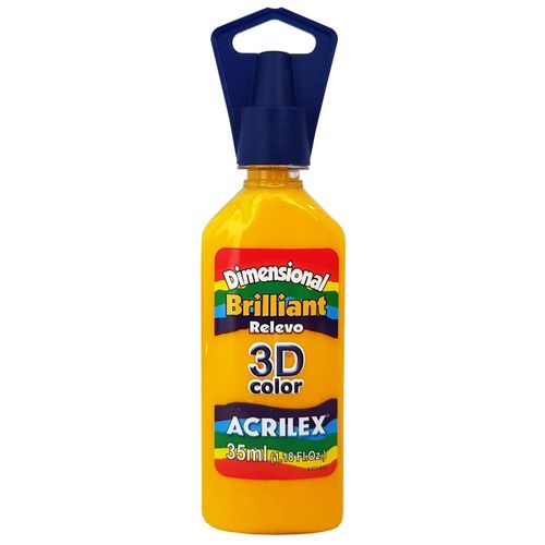 Tinta-Dimensional-3D-Brilliant-35ml-505-Amarelo-Ouro-Acrilex