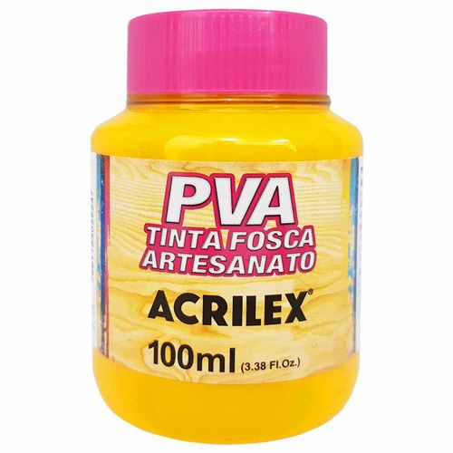 Tinta-PVA-Fosca-100ml-833-Amarelo-Gema-Acrilex