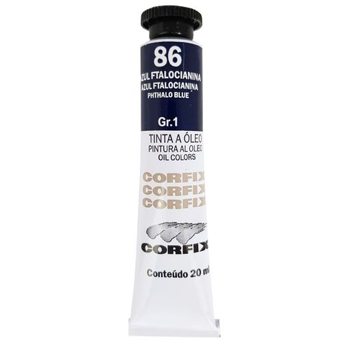 Tinta-Oleo-20ml-86-Azul-Ftalocianina-Corfix