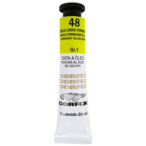 Tinta-Oleo-20ml-48-Amarelo-Limao-Permanente-Corfix