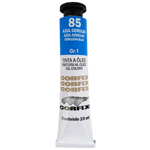 Tinta-Oleo-20ml-85-Azul-Ceruleo-Corfix