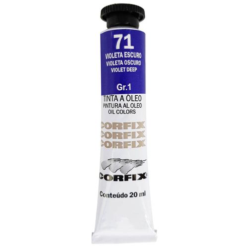 Tinta-Oleo-20ml-71-Violeta-Escuro-Corfix