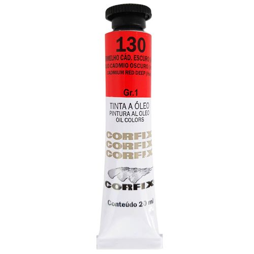 Tinta-Oleo-20ml-130-Vermelho-Cadmio-Escuro-Corfix