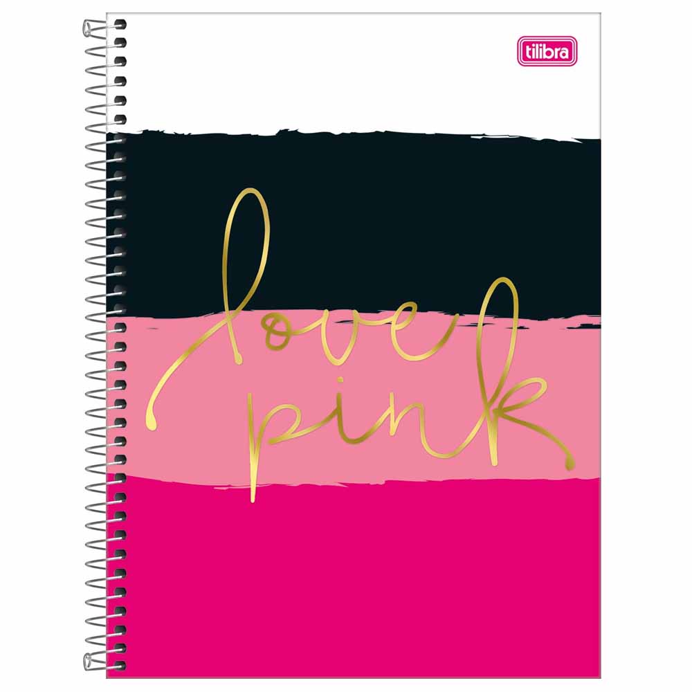 Caderno Universitário Love Pink 10 Matérias Tilibra Costaatacado 7018