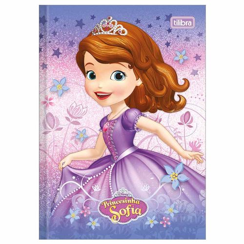 Caderno-Brochura-14-Princesinha-Sofia-96-Folhas-Tilibra