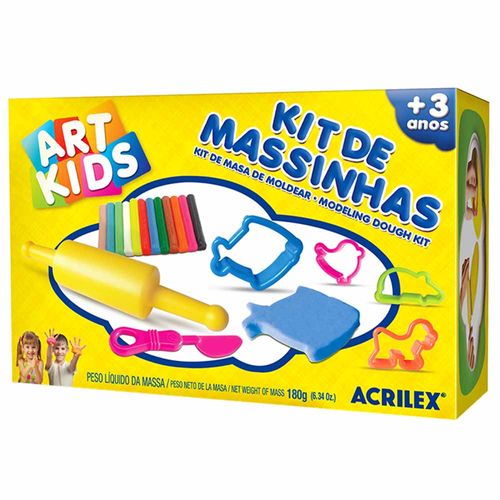 Kit-de-Massinha-de-Modelar-180g-Art-Kids-Acrilex