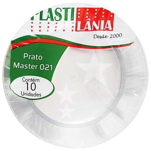 Prato-Descartavel-21cm-Master-Cristal-Plastilania-10-Unidades