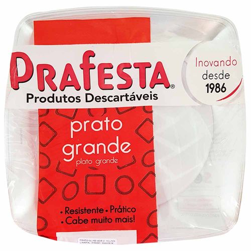 Prato-Descartavel-21cm-Cristal-Prafesta-10-Unidades