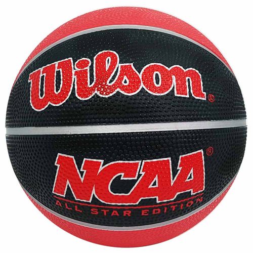 Bola-de-Basquete-Wilson-NCAA-Mini-Vermelha-e-Preta