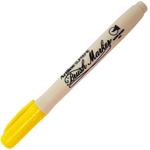 Marcador-Artistico-Brush-Marker-Artline-Supreme-Amarelo