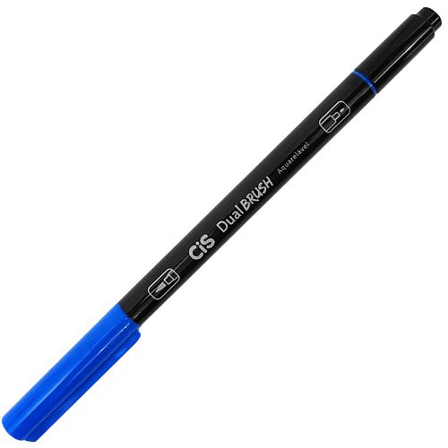 Marcador-Artistico-Dual-Brush-Aquarelavel-Azul-Royal-Cis