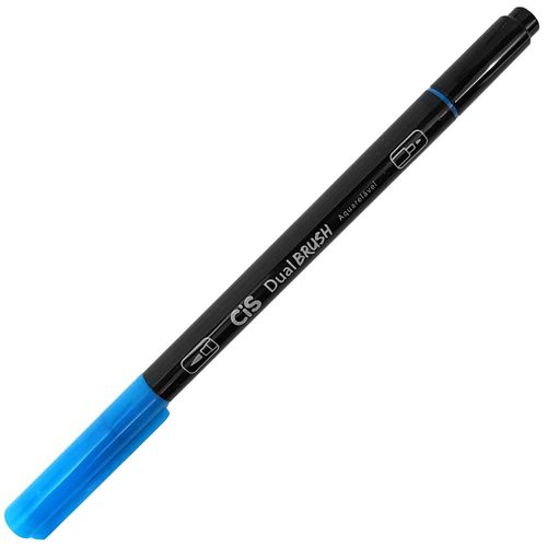 Marcador-Artistico-Dual-Brush-Aquarelavel-Azul-Claro-Cis