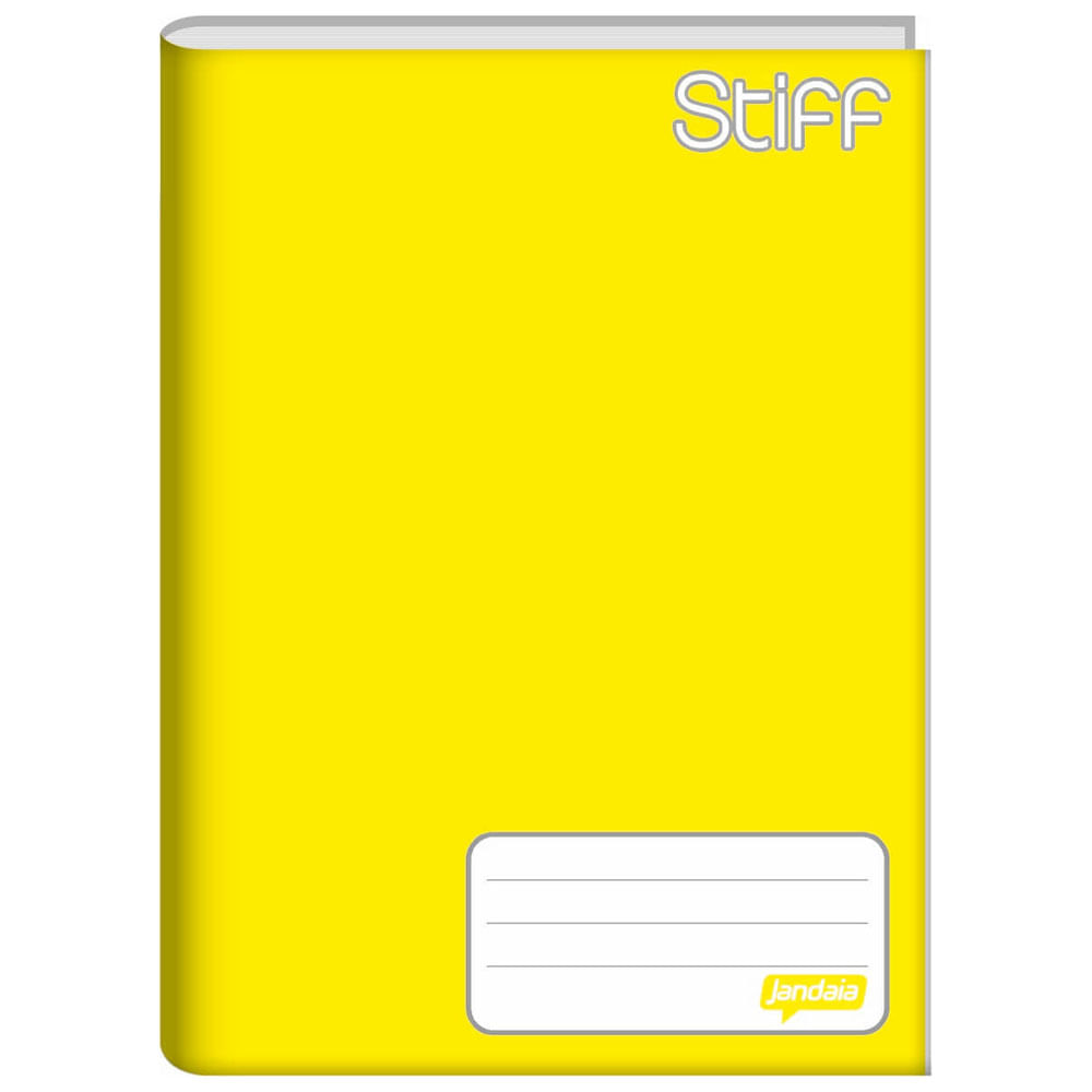 Caderno-Brochura-14-Stiff-Amarelo-48-Folhas-Jandaia