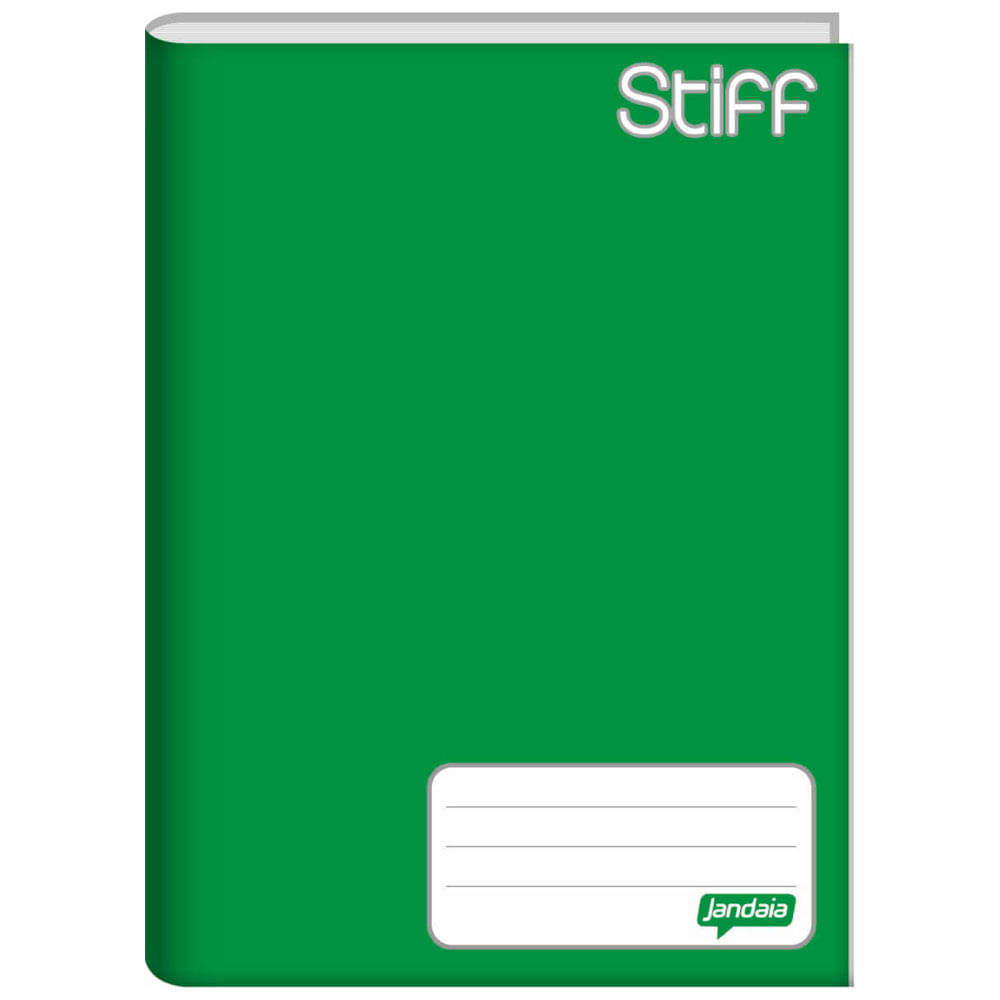 Caderno-Brochura-14-Stiff-Verde-48-Folhas-Jandaia