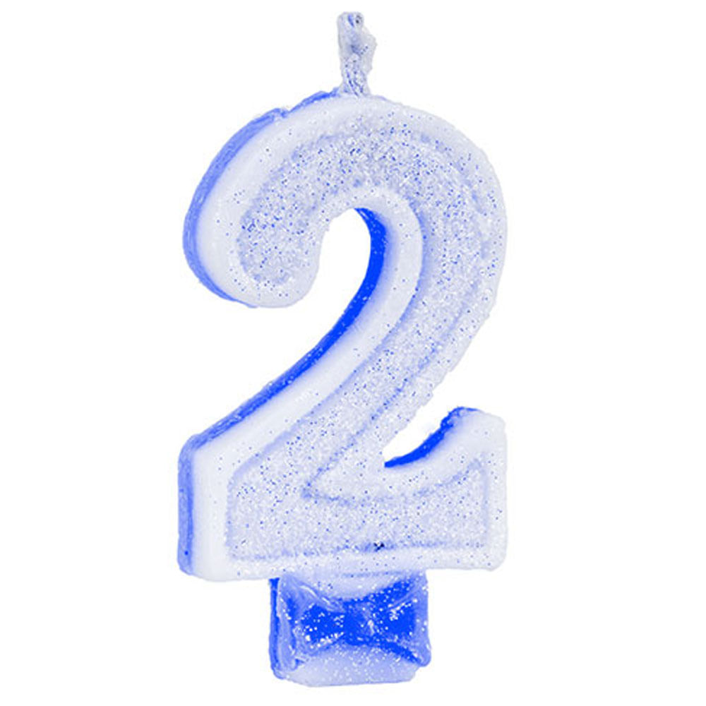 Vela-de-Aniversario-Super-Glitter-Azul-Regina-Numero-2