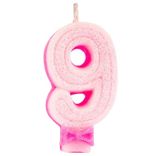 Vela-de-Aniversario-Super-Glitter-Rosa-Regina-Numero-9
