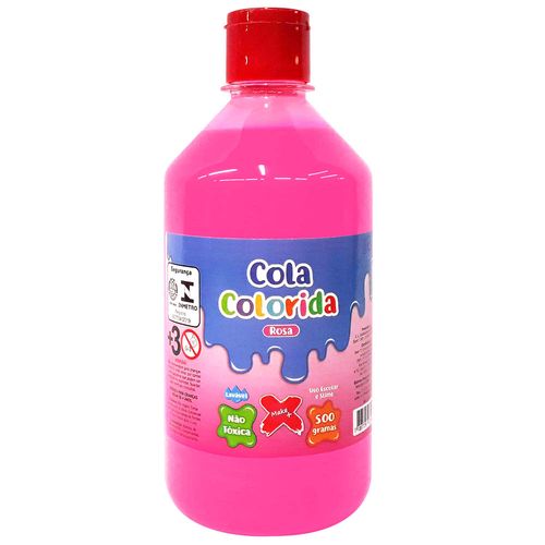 Cola-para-Slime-Neon-500g-Rosa-Make-Mais