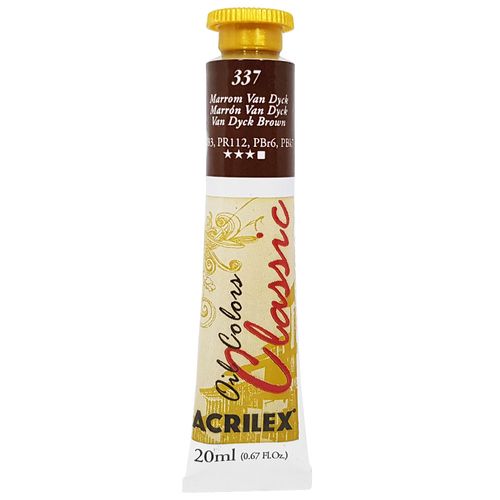 Tinta-Oleo-20ml-Classic-337-Marrom-Van-Dyck-Acrilex