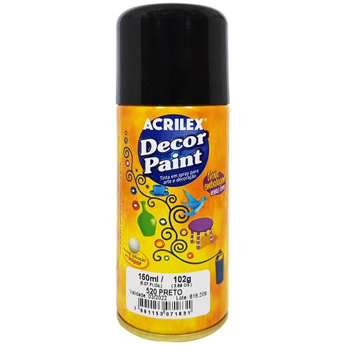 Tinta-em-Spray-Decor-Paint-150ml-520-Preto-Acrilex