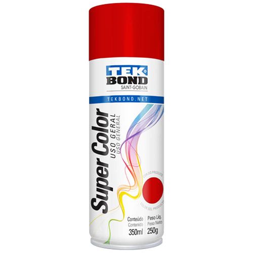 Tinta-em-Spray-Super-Color-350ml-Vermelho-Tekbond