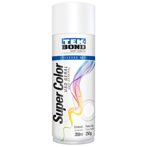 Tinta-em-Spray-Super-Color-350ml-Branco-Fosco-Tekbond