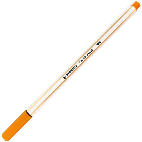 Caneta-Stabilo-Pen-68-Brush-54-Laranja