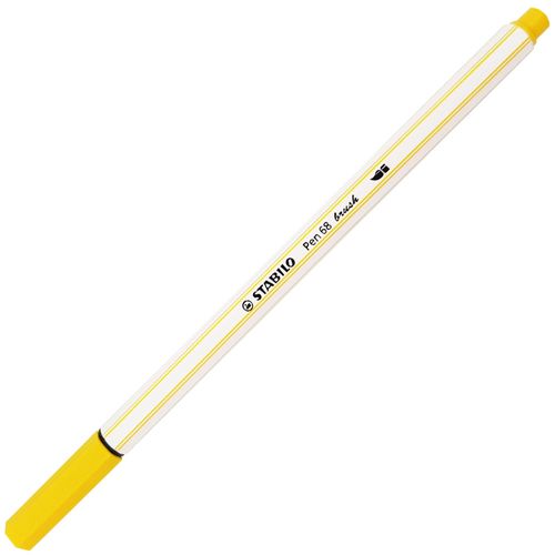 Caneta-Stabilo-Pen-68-Brush-44-Amarelo