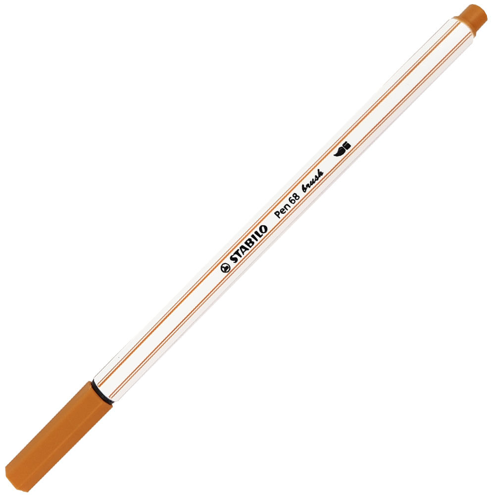 Caneta-Stabilo-Pen-68-Brush-89-Marrom-Claro