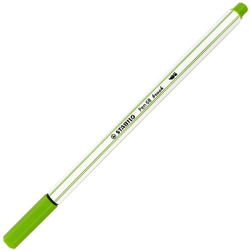 Caneta-Stabilo-Pen-68-Brush-33-Maca-Verde