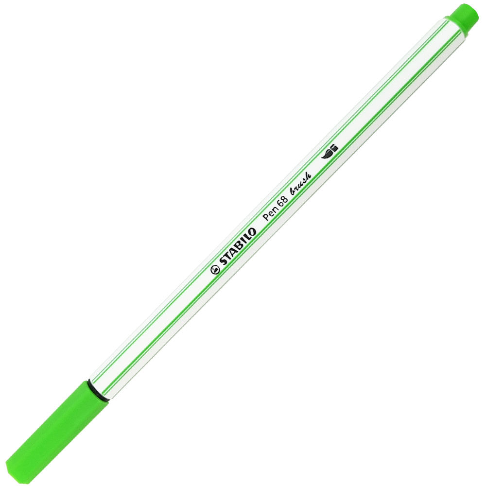 Caneta-Stabilo-Pen-68-Brush-43-Verde-Claro