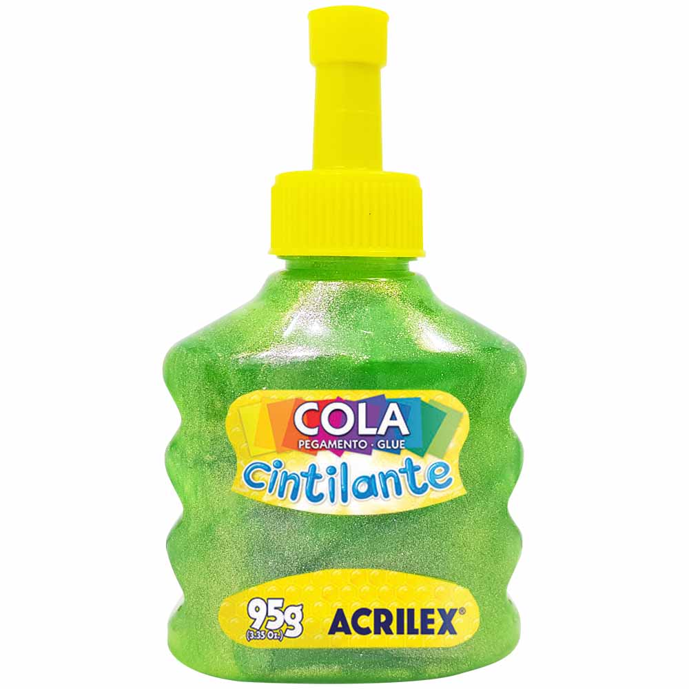 Cola-Cintilante-95g-Verde-Acrilex